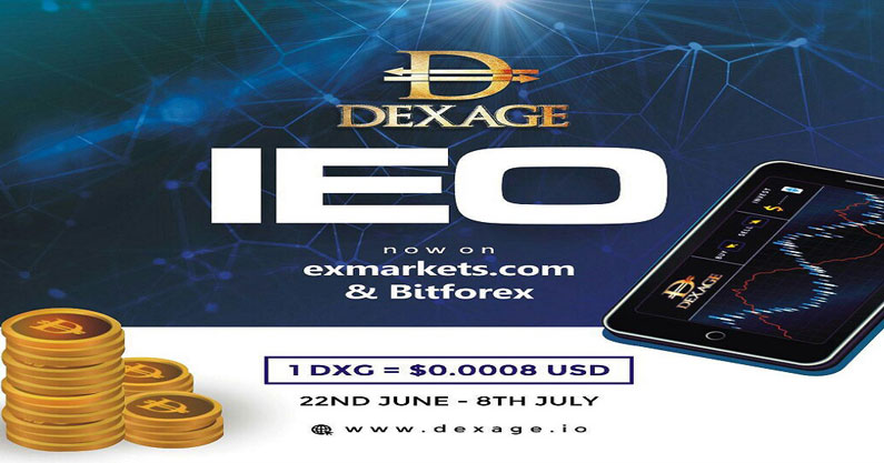 The Revolutionary Exchange -DEXAGE- has secured an IEO on BitForex and Exmarkets